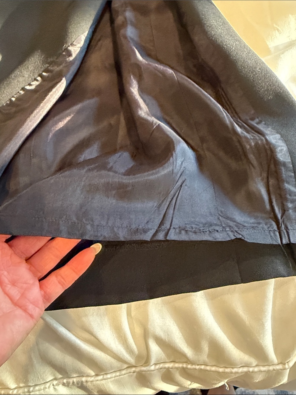 AFTER FIVE  Black Halter Evening Dress with Beaded Mesh Bodice Size 0 - Picture 10 of 12
